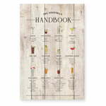 Drveni znak 3x60 cm Cocktails Handbook - Really Nice Things