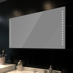 vidaXL Kupaonica zidno ogledalo sa LED svjetiljkama 100 x 60 cm (V Š)