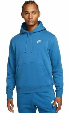 Muška sportski pulover Nike Sportswear Club Hoodie PO BB - dark marine blue/dark marine blue/white