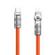 USB-C na Lightning rotirajući kabel Dudao L24CL 120W 1m (narančasti)