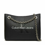 Torbica Calvin Klein Jeans Sculpted Shoulder Bag24 Mono K60K607831 Crna
