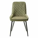 Blagovaonski stolac od zelenog baršuna Milton - Unique Furniture