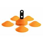 Čunjevi za trening Yakimasport Marker Cones Set 30P With Stand - orange
