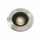 FARO 70303 | Geiser Faro ugradbena svjetiljka Ø130mm 130x130mm 1x LED 400lm 3000K IP67 IK08 inox, prozirna