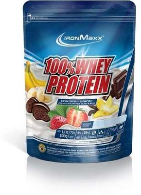 IronMaxx 100% Whey Protein - 500 g u vrećici - Lješnjak