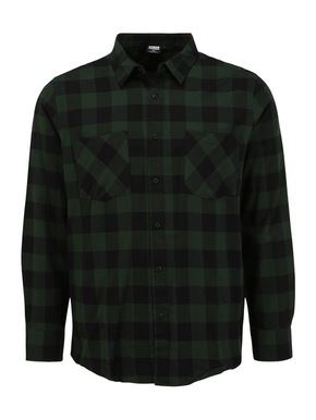 Urban Classics Košulja tamno zelena / crna