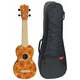 Pasadena WU-21F1-WH SET Soprano ukulele Narančasta