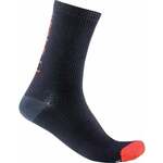 Castelli Bandito Wool 18 Savile Blue/Red S/M Biciklistički čarape
