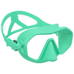 Maska za ronjenje s disalicom 500 Mono zelena