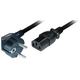 Transmedia Power Cable Schuko - angled IEC 320 plug 2m TRN-N5-2WL