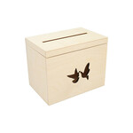 AtmoWood Drvena kutija za vjenčanja golubice