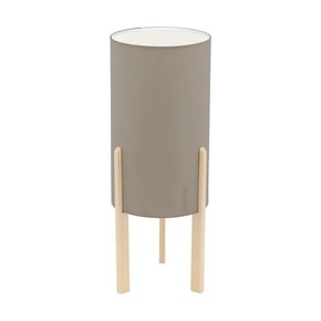 EGLO 97893 | Campodino Eglo stolna svjetiljka 40cm sa prekidačem na kablu 1x E27 javor