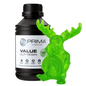 PrimaCreator Resin Water Washable - 500 ml - Prozirno zelena