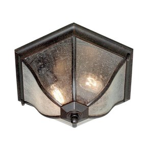 ELSTEAD NE8-M | New-England Elstead stropne svjetiljke svjetiljka sa sjenilom ručne izrade 2x E27 IP44 antik brončano