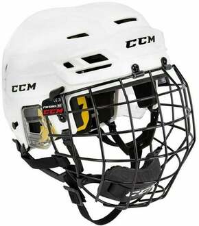 CCM Hokejska kaciga Tacks 210 Combo SR Bijela M