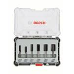 Set rezača za utore, drška 8 mm, 6 komada Bosch Accessories 2607017466