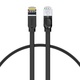 Baseus Cat 6 UTP Ethernet RJ45 kabel ravni 1m crni (paket od 5 komada)