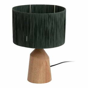 Crna stolna lampa sa sjenilom od papirne špage (visina 35