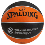 Košarkaška lopta veličina 5 Spalding TF 150, replika Eurolige