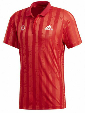 Muški teniski polo Adidas Freelift Polo ENG M - scarlet/white