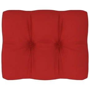 VidaXL Jastuk za sofu od paleta crveni 50 x 40 x 10 cm