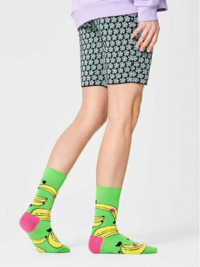 Visoke unisex čarape Happy Socks BAN01-7000 Zelena