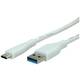 Value USB kabel USB 3.2 gen. 1 (USB 3.0) USB-A utikač, USB-C™ utikač 2 m bijela sa zaštitom 11.99.9035