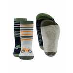 EWERS Čarape tamno plava / svijetlosiva / tamno zelena / svijetlonarančasta