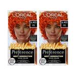 L'Oréal Paris Préférence Meta Vivids Set 2x boja za kosu 75 ml Nijansa 6.403 Meta Coral za žene