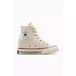 Tenisice Converse Chuck 70 Wedge za žene, boja: bijela, A12562C