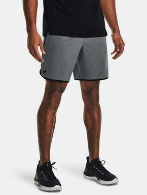 Muške kratke hlače Under Armour Men's UA HIIT Woven 8" Shorts - pitch gray/black