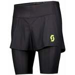 Scott Hybrid Shorts RC Run Kinetech Black/Yellow M Kratke hlače za trčanje