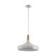 EGLO 96986 | Sabinar Eglo visilice svjetiljka 1x E27 antik srebrna, smeđe