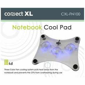 Connect XL Hladnjak za laptop 4D