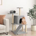 vidaXL Penjalica za mačke sa stupovima za grebanje svjetlosiva 110,5cm