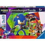 Puzzle 3 x 49 elements Sonic Prime