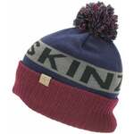 Sealskinz Water Repellent Cold Weather Bobble Hat Navy Blue/Grey/Red 2XL kapica