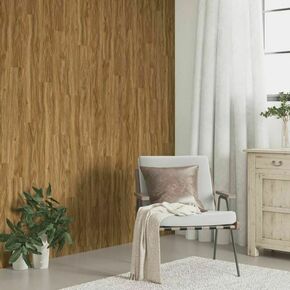 Zidne ploče s izgledom drva smeđe od PVC-a 4