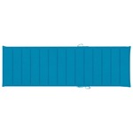 vidaXL Jastuk za ležaljku plavi 200 x 60 x 4 cm od tkanine