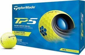 TaylorMade TP5 Golf Ball Yellow