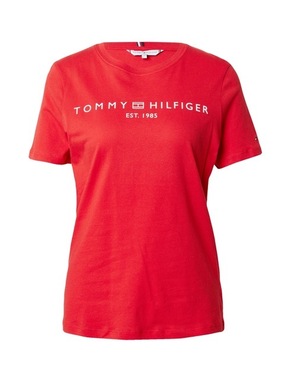 TOMMY HILFIGER Majica crvena / bijela