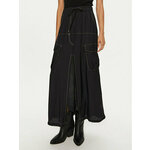 PINKO Midi suknja Gulp 103564 A1WU Crna Regular Fit