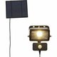 EGLO 900247 | Villagrappa Eglo ubodne svjetiljke svjetiljka sa senzorom, svjetlosni senzor - sumračni prekidač solarna baterija, elementi koji se mogu okretati 1x LED 800lm 3000K IP44 crno