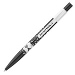 ICO: Crno-bijela kemijska olovka Cats-Dots s plavom tintom od 0,7 mm