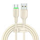 USB na USB-C kabel Mcdodo CA-4750 s LED svjetlom 1,2 m (bež)
