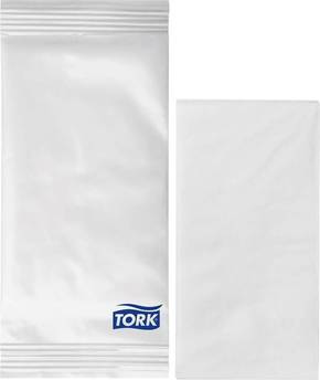 Pojedinačno pakirana salveta za ručak bijela TORK torba za beštek 474640 500 St.