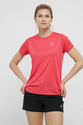 ASICS Tehnička sportska majica ružičasta / bijela