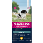 Eukanuba suha hrana za odrasle pse Adult Medium Breed 15 kg + 3 kg gratis