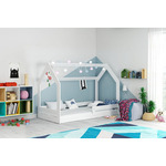 Drveni dječji krevet House 1 - 160x80 - bijeli