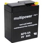 multipower MP9-6A A9680 olovni akumulator 6 V 9 Ah olovno-koprenasti (Š x V x D) 97 x 118 x 56 mm plosnati priključak 4.8 mm bez održavanja, nisko samopražnjenje
